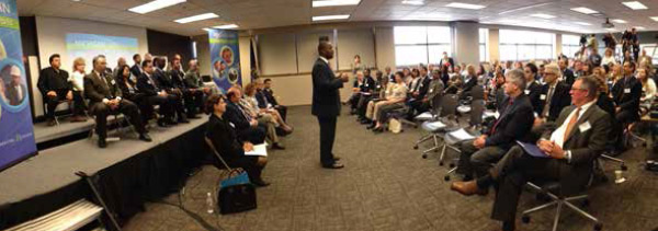 Launch event for UpGlo’s Detroit office, June 23, 2014